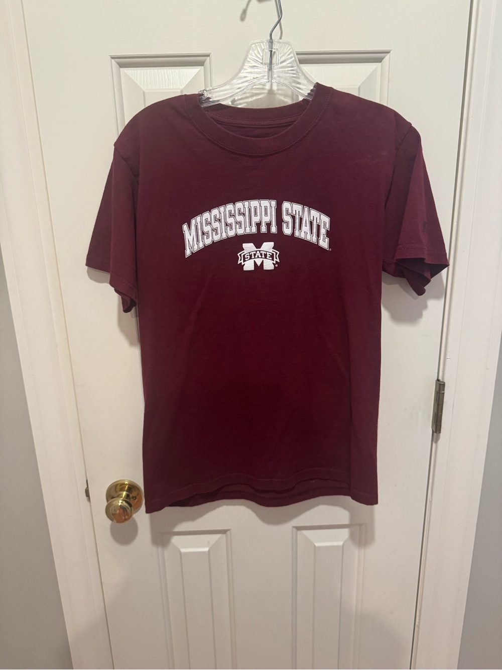 Russell Athletic Maroon Mississippi State Short Sleeve Tee